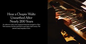 chopin NY Times